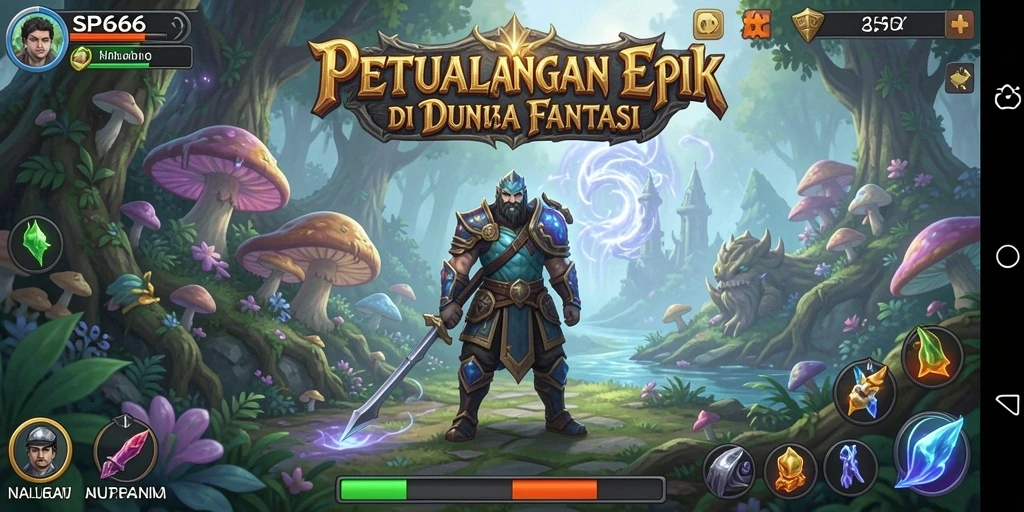 Tampilan gameplay SP666 yang menegangkan dan mendebarkan.